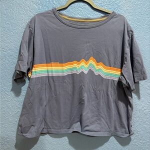 Patagonia Navy Graphic Women's Top
